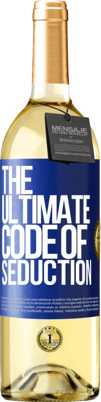 29,95 € | Белое вино Издание WHITE The ultimate code of seduction Синяя метка. Настраиваемая этикетка Молодое вино Урожай 2023 Verdejo