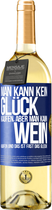 «Man kann kein Glück kaufen, aber man kann Wein kaufen und das ist fast das gleiche» WHITE Ausgabe