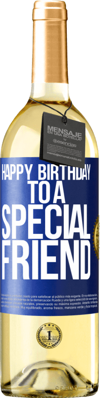 «Buon compleanno ad un amico speciale» Edizione WHITE