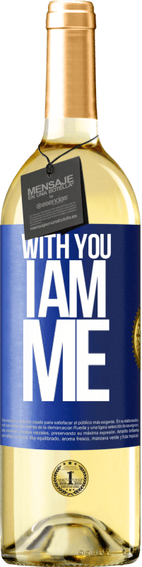 29,95 € | White Wine WHITE Edition With you i am me Blue Label. Customizable label Young wine Harvest 2024 Verdejo