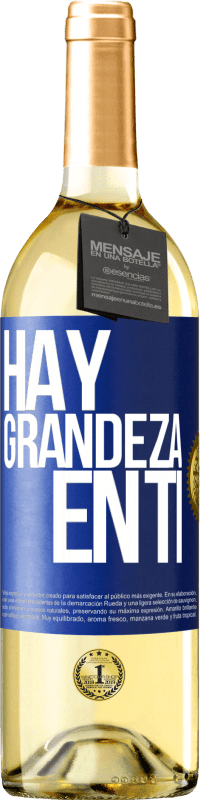 29,95 € | Vino Blanco Edición WHITE Hay grandeza en ti Etiqueta Azul. Etiqueta personalizable Vino joven Cosecha 2024 Verdejo