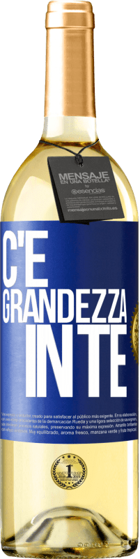 29,95 € | Vino bianco Edizione WHITE C'è grandezza in te Etichetta Blu. Etichetta personalizzabile Vino giovane Raccogliere 2024 Verdejo