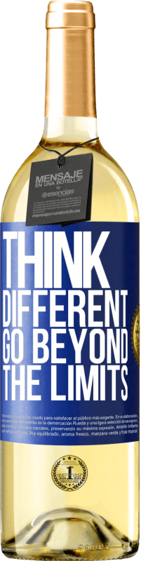 Free Shipping | White Wine WHITE Edition Think different. Go beyond the limits Blue Label. Customizable label Young wine Harvest 2023 Verdejo