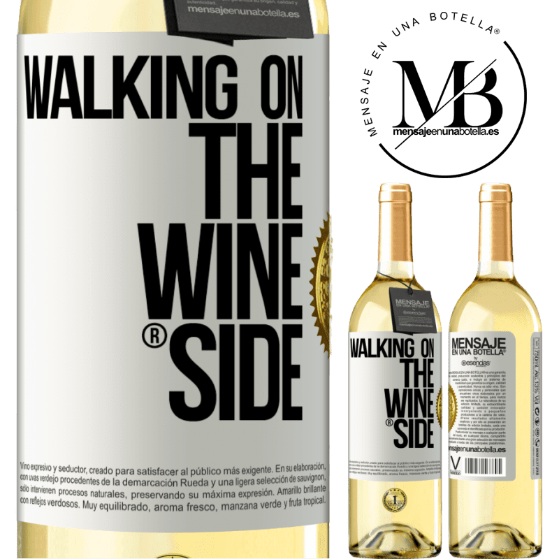 29,95 € 送料無料 | 白ワイン WHITEエディション Walking on the Wine Side® ホワイトラベル. カスタマイズ可能なラベル 若いワイン 収穫 2024 Verdejo