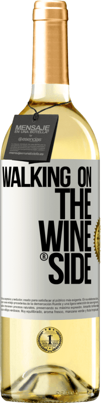 29,95 € | Vinho branco Edição WHITE Walking on the Wine Side® Etiqueta Branca. Etiqueta personalizável Vinho jovem Colheita 2023 Verdejo