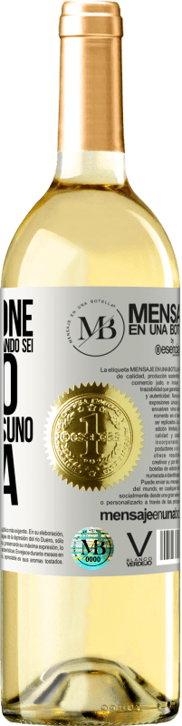 «La posizione sessuale più triste è quando sei sotto e non c'è nessuno sopra» Edizione WHITE