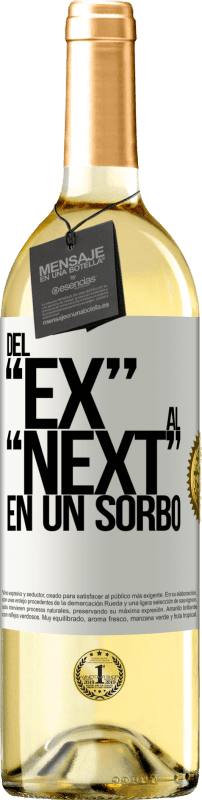 29,95 € | 白ワイン WHITEエディション Del EX al NEXT en un sorbo ホワイトラベル. カスタマイズ可能なラベル 若いワイン 収穫 2025 Verdejo