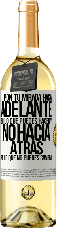 29,95 € | Vino Blanco Edición WHITE Pon tu mirada hacia adelante, en lo que puedes hacer y no hacia atrás, en lo que no puedes cambiar Etiqueta Blanca. Etiqueta personalizable Vino joven Cosecha 2024 Verdejo