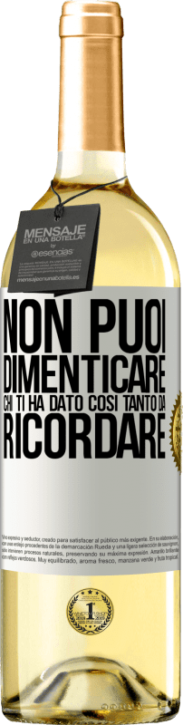 29,95 € | Vino bianco Edizione WHITE Non puoi dimenticare chi ti ha dato così tanto da ricordare Etichetta Bianca. Etichetta personalizzabile Vino giovane Raccogliere 2024 Verdejo