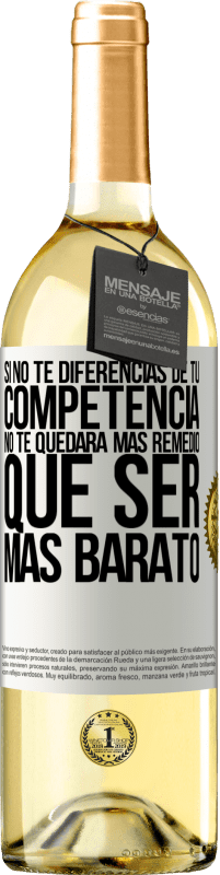 «Si no te diferencias de tu competencia, no te quedará más remedio que ser más barato» Edición WHITE