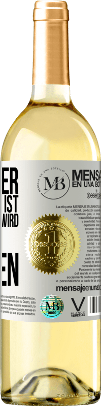 «Je weiter dein Traum ist, desto weiter wird er dich bringen» WHITE Ausgabe