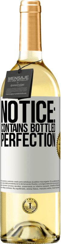 29,95 € | White Wine WHITE Edition Notice: contains bottled perfection White Label. Customizable label Young wine Harvest 2023 Verdejo