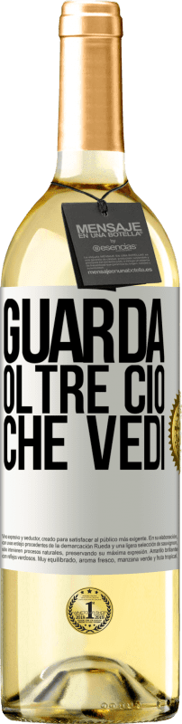 29,95 € | Vino bianco Edizione WHITE Guarda oltre ciò che vedi Etichetta Bianca. Etichetta personalizzabile Vino giovane Raccogliere 2024 Verdejo