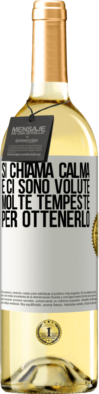 29,95 € | Vino bianco Edizione WHITE Si chiama calma, e ci sono volute molte tempeste per ottenerlo Etichetta Bianca. Etichetta personalizzabile Vino giovane Raccogliere 2024 Verdejo