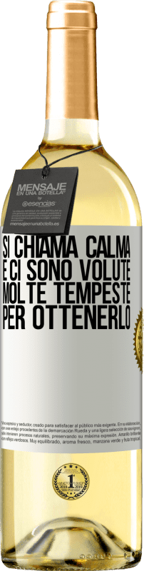 29,95 € | Vino bianco Edizione WHITE Si chiama calma, e ci sono volute molte tempeste per ottenerlo Etichetta Bianca. Etichetta personalizzabile Vino giovane Raccogliere 2025 Verdejo
