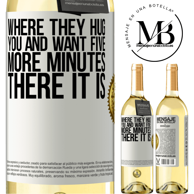 29,95 € Free Shipping | White Wine WHITE Edition Where they hug you and want five more minutes, there it is White Label. Customizable label Young wine Harvest 2022 Verdejo