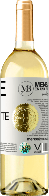 «Se me VINO a la mente…» WHITEエディション