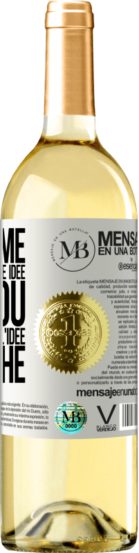 «Un homme avec une nouvelle idée est fou jusqu'à ce que l'idée triomphe» Édition WHITE