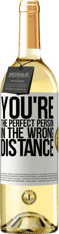 «Вы идеальный человек на неправильном расстоянии» Издание WHITE