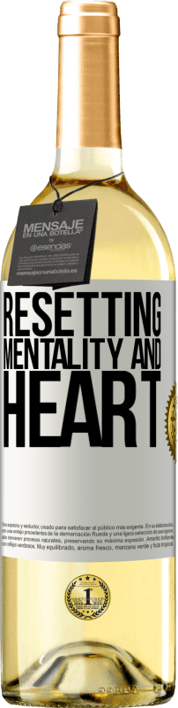 29,95 € | White Wine WHITE Edition Resetting mentality and heart White Label. Customizable label Young wine Harvest 2024 Verdejo