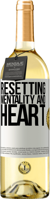 29,95 € Free Shipping | White Wine WHITE Edition Resetting mentality and heart White Label. Customizable label Young wine Harvest 2025 Verdejo