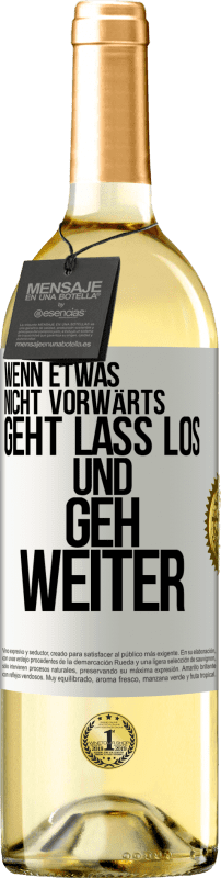 «Wenn etwas nicht vorwärts geht, lass los und geh weiter» WHITE Ausgabe