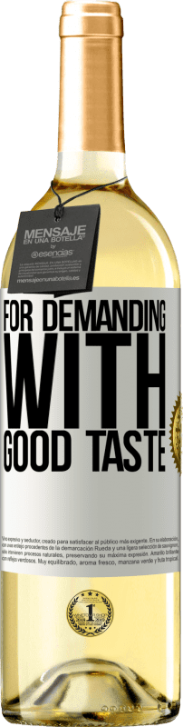 29,95 € | Белое вино Издание WHITE Для требовательных с хорошим вкусом Белая этикетка. Настраиваемая этикетка Молодое вино Урожай 2023 Verdejo