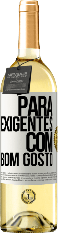 29,95 € | Vinho branco Edição WHITE Para exigentes com bom gosto Etiqueta Branca. Etiqueta personalizável Vinho jovem Colheita 2023 Verdejo