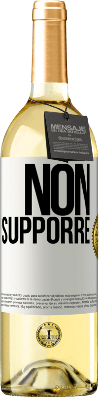 29,95 € | Vino bianco Edizione WHITE Non supporre Etichetta Bianca. Etichetta personalizzabile Vino giovane Raccogliere 2024 Verdejo