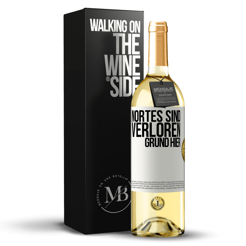 29,95 € Kostenloser Versand | Weißwein WHITE Ausgabe Nortes sind verloren. Grund hier Weißes Etikett. Anpassbares Etikett Junger Wein Ernte 2023 Verdejo