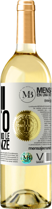 «Vieni, invito, insieme paghiamo le conseguenze» Edizione WHITE