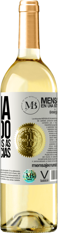 «Venha, convido, juntos pagamos as consequências» Edição WHITE