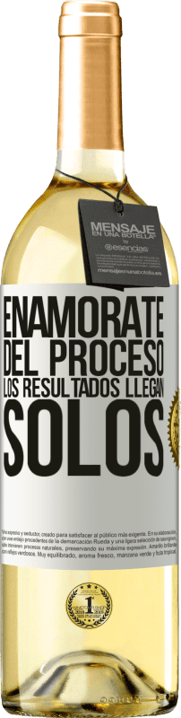 29,95 € | Vino Blanco Edición WHITE Enamórate del proceso, los resultados llegan solos Etiqueta Blanca. Etiqueta personalizable Vino joven Cosecha 2023 Verdejo