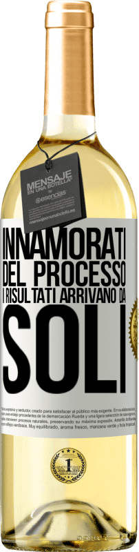 29,95 € | Vino bianco Edizione WHITE Innamorati del processo, i risultati arrivano da soli Etichetta Bianca. Etichetta personalizzabile Vino giovane Raccogliere 2025 Verdejo