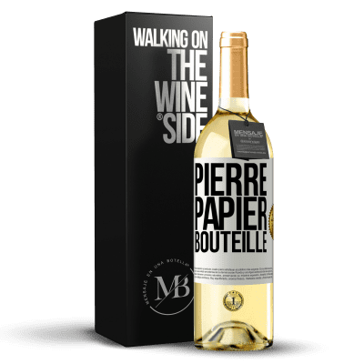 «Pierre-papier-bouteille» Édition WHITE