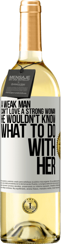 «Слабый мужчина не может любить сильную женщину, он не знает, что с ней делать» Издание WHITE