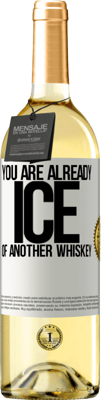 29,95 € | White Wine WHITE Edition You are already ice of another whiskey White Label. Customizable label Young wine Harvest 2023 Verdejo