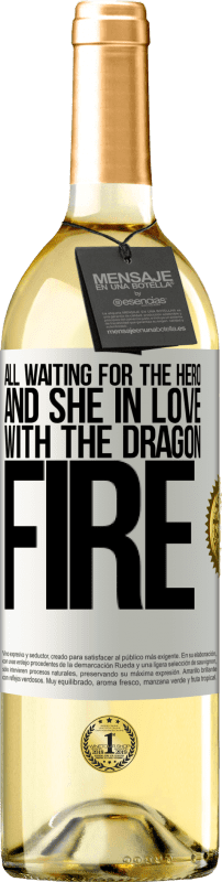 29,95 € | White Wine WHITE Edition All waiting for the hero and she in love with the dragon fire White Label. Customizable label Young wine Harvest 2024 Verdejo