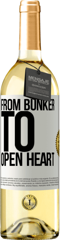 29,95 € | White Wine WHITE Edition From bunker to open heart White Label. Customizable label Young wine Harvest 2024 Verdejo