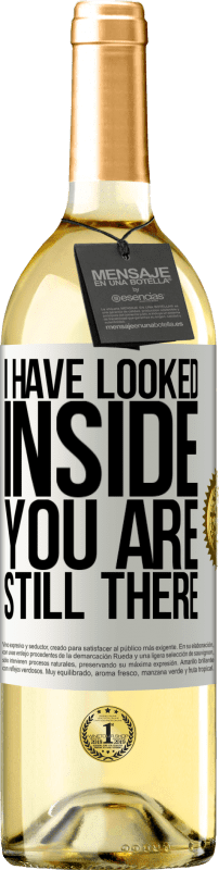 29,95 € | White Wine WHITE Edition I have looked inside. You still there White Label. Customizable label Young wine Harvest 2023 Verdejo