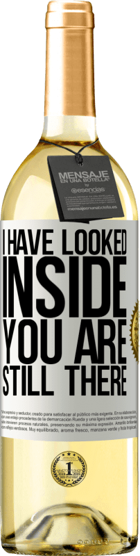 29,95 € | White Wine WHITE Edition I have looked inside. You still there White Label. Customizable label Young wine Harvest 2024 Verdejo