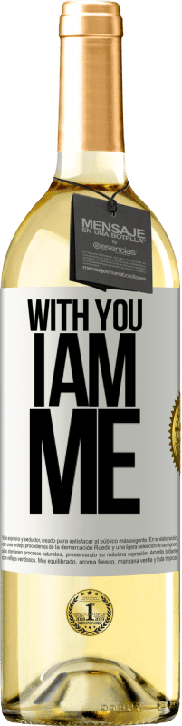 29,95 € Free Shipping | White Wine WHITE Edition With you i am me White Label. Customizable label Young wine Harvest 2025 Verdejo