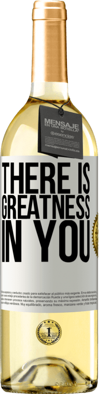 29,95 € | Белое вино Издание WHITE В тебе есть величие Белая этикетка. Настраиваемая этикетка Молодое вино Урожай 2023 Verdejo