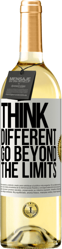 Free Shipping | White Wine WHITE Edition Think different. Go beyond the limits White Label. Customizable label Young wine Harvest 2023 Verdejo