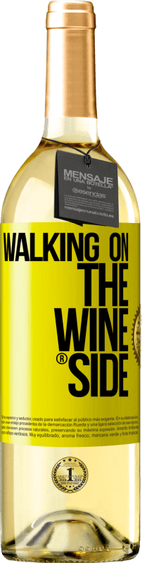 29,95 € | Vino bianco Edizione WHITE Walking on the Wine Side® Etichetta Gialla. Etichetta personalizzabile Vino giovane Raccogliere 2023 Verdejo