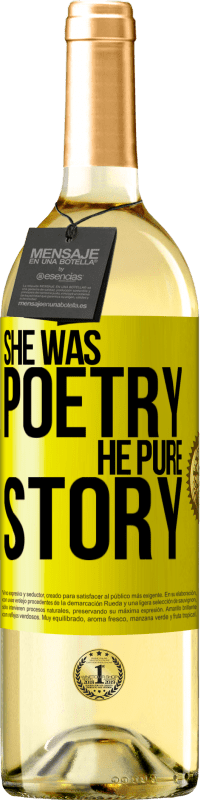 «彼女は詩だった、彼の純粋な物語» WHITEエディション