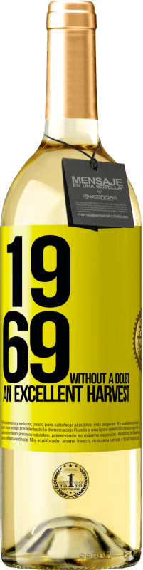 29,95 € | 白葡萄酒 WHITE版 1969年。毫无疑问，丰收 黄色标签. 可自定义的标签 青年酒 收成 2023 Verdejo