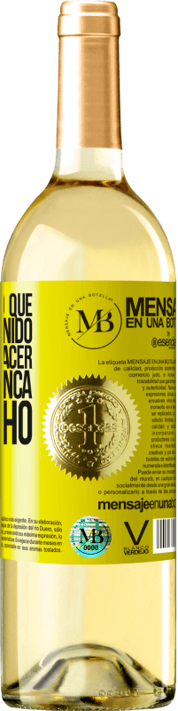 «Si quieres algo que nunca has tenido, tendrás que hacer algo que nunca has hecho» Edición WHITE