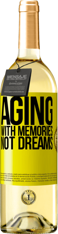 29,95 € | White Wine WHITE Edition Aging with memories, not dreams Yellow Label. Customizable label Young wine Harvest 2023 Verdejo