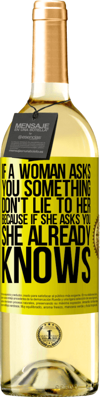 «Если женщина спрашивает тебя о чем-то, не ври ей, потому что, если она спрашивает тебя, она уже знает» Издание WHITE